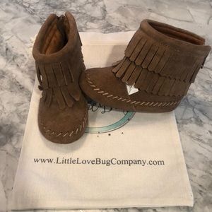 Little Love Bug Co cozy boot mocs. New